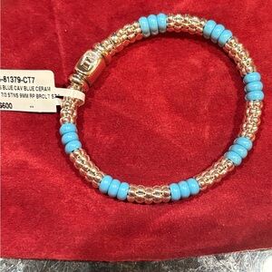 LAGOS Silver and Turquoise Bracelet